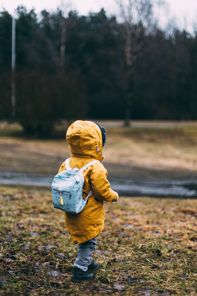 Toddler on an outdoor adventure